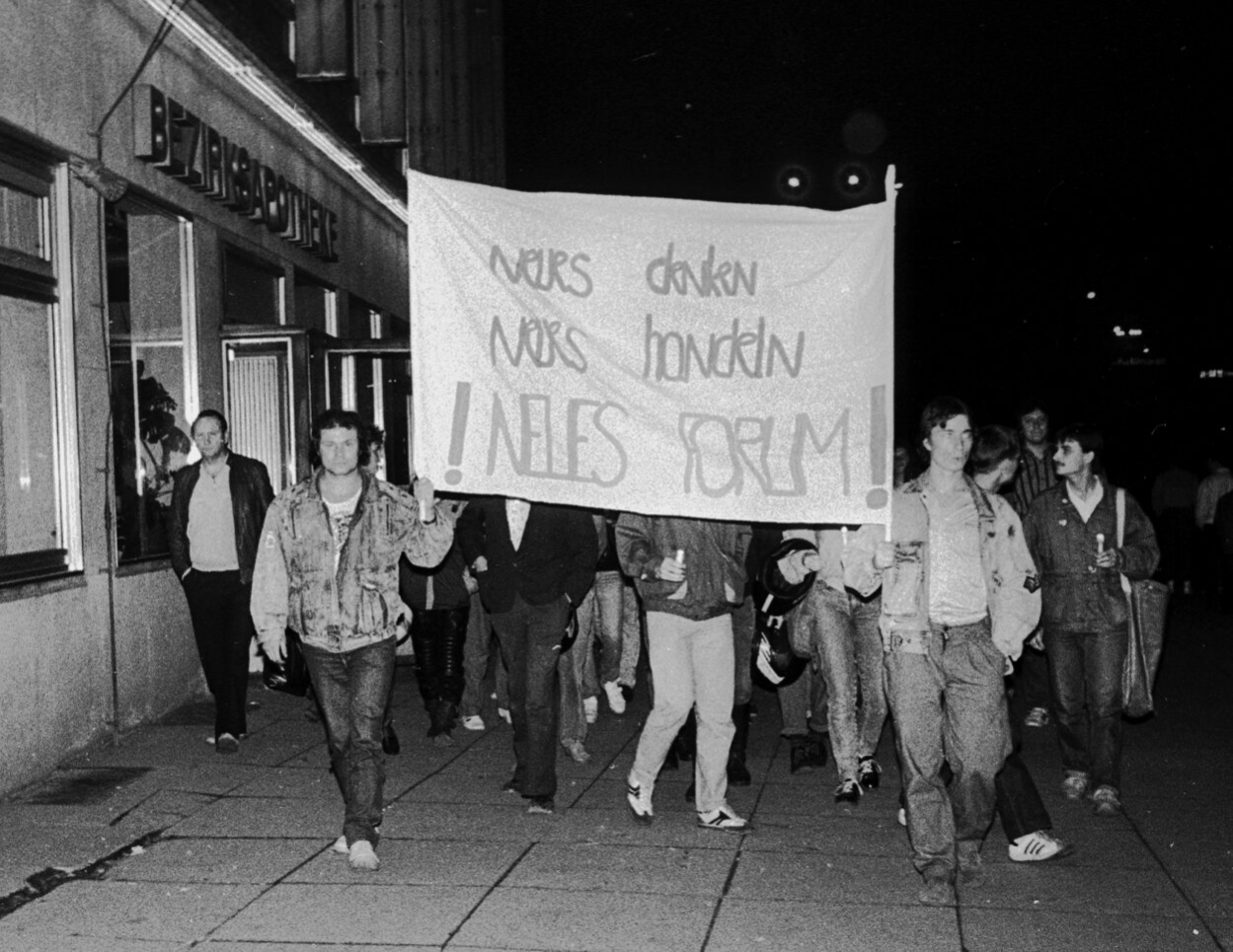 Montagsdemos in Karl-Marx-Stadt