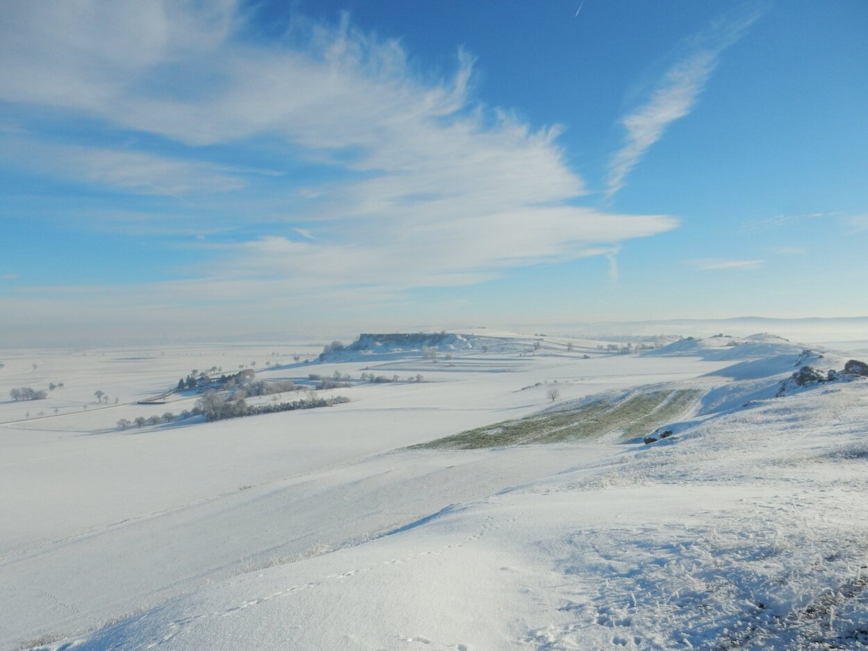 Nördlinger Rieskrater im Winter