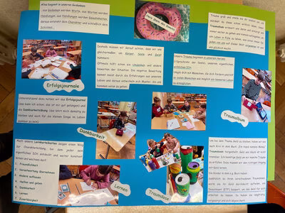 Plakat zum Projekt der Grundschule Harthau