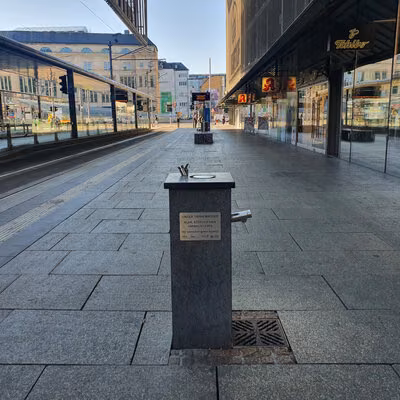 Trinkwasserbrunnen an der Zentralhaltestelle