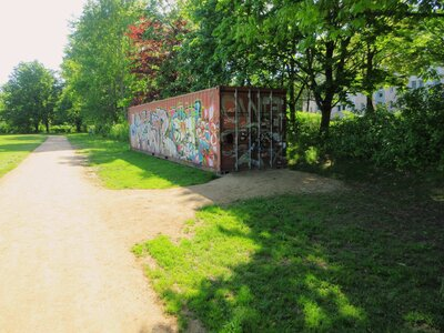 Übungscontainer im Bürgerpark Gablenz