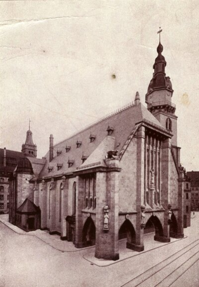 Jakobikirche von Nordwesten nach dem Umbau 1911-1912