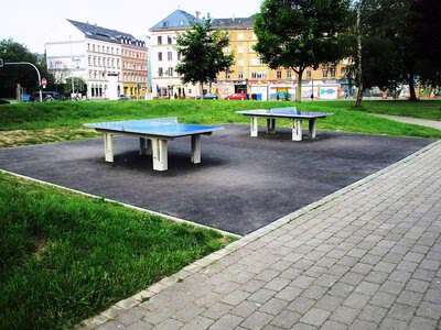Konkordiapark (Stadtteil Schloßchemnitz), Tischtennisplatten