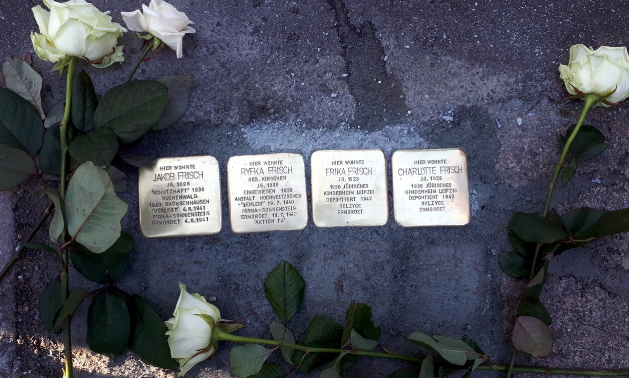 Stolpersteine für die Familie Frisch