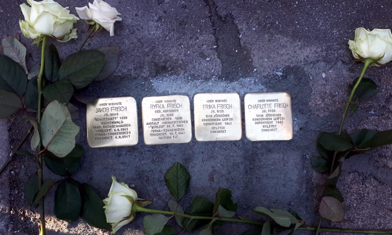 Stolpersteine für die Familie Frisch