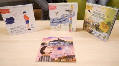 Die vier Chemnitzer Märchenbücher auf einen Blick.