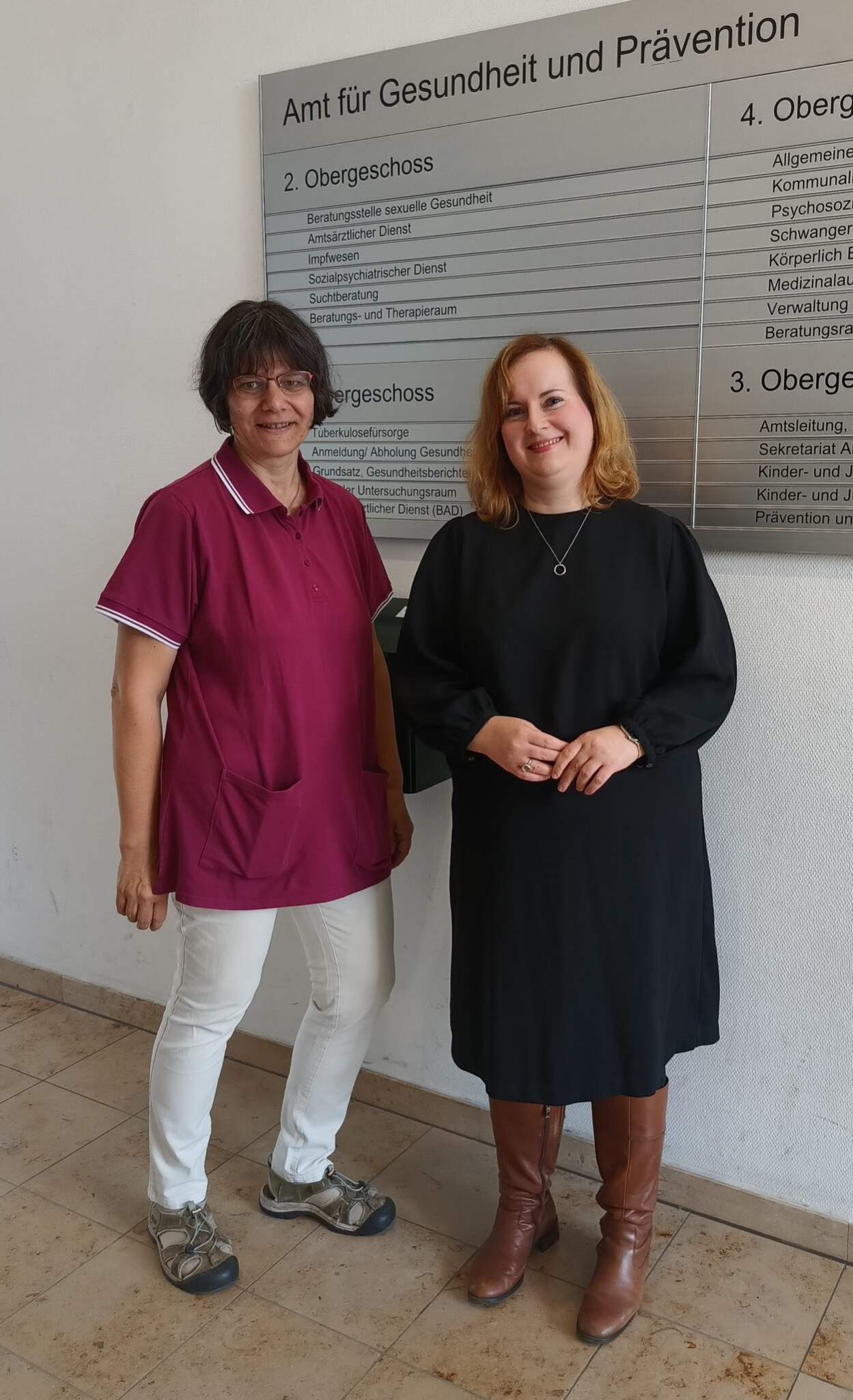 Dr. Hildegard Geisler (links) und Katja Uhlemann