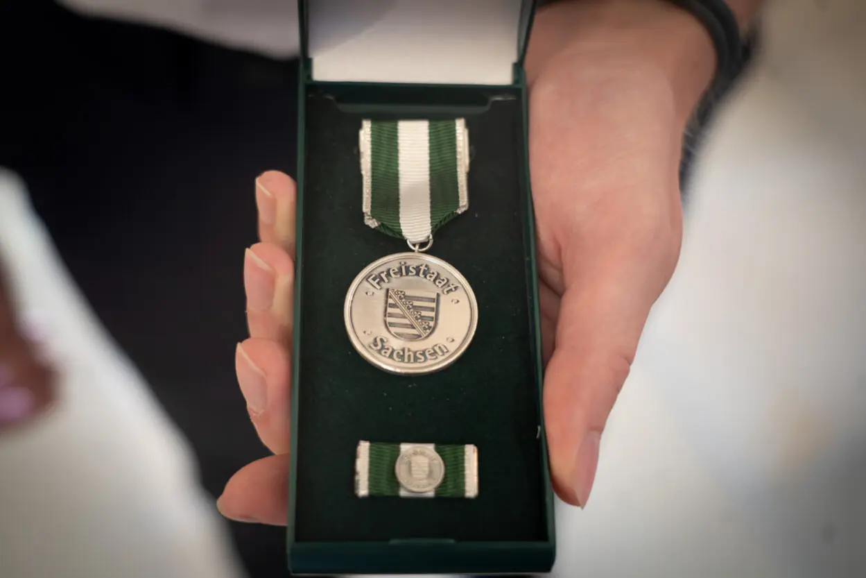 Lebensretter-Medaille des Freistaates Sachsen