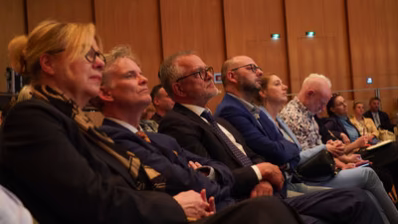 Eröffnung der Legacy-Konferenz im Carlowitz-Congress-Center.