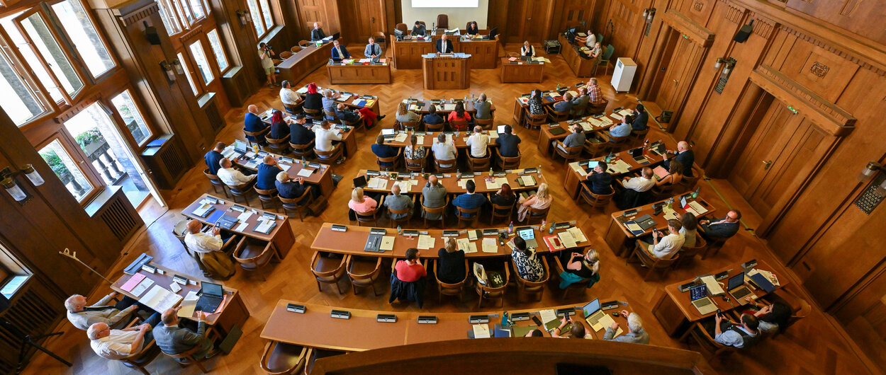Stadtratssitzung im Stadtverordnetensaal des Rathauses (Archivfoto)