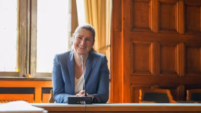 Andrea Pier, hier bei der Vorstellung vor der Presse, ist seit September Teil der Geschäftsführung der GmbH.