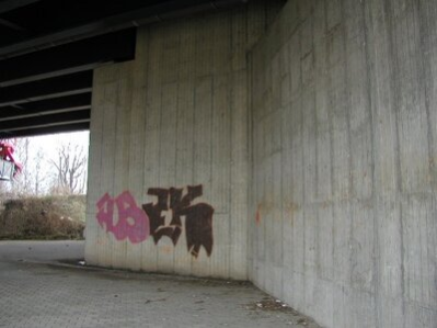 Übungsfläche nach vorheriger Vereinbarung: Widerlager Brücke Südring über ehemalige Anschlussgleisanlage