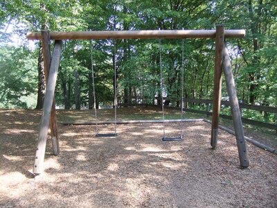 Spielplatz Rodigpark, Doppelschaukel