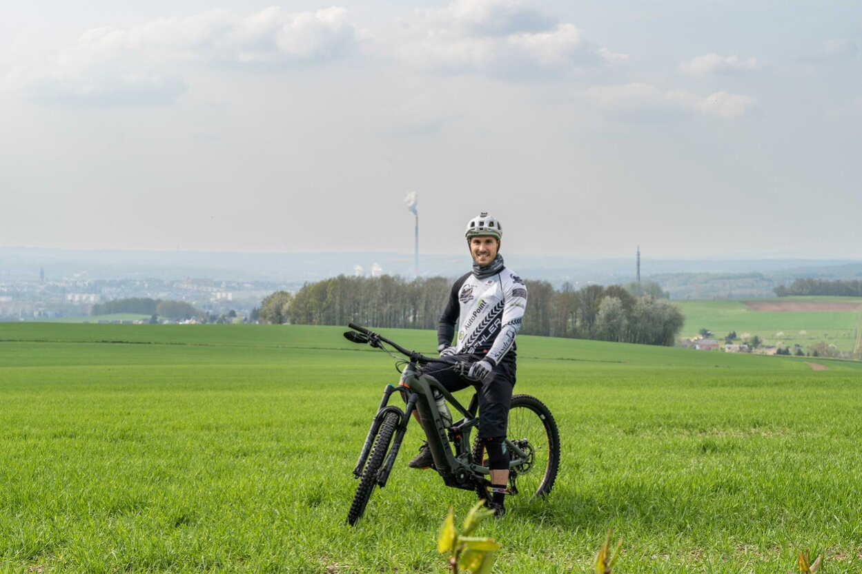 Trialfahrer Hannes Hermann