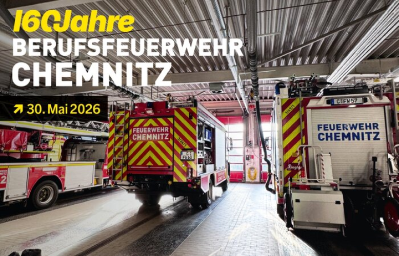 Berufsfeuerwehr Chemnitz feiert 160-jähriges Bestehen