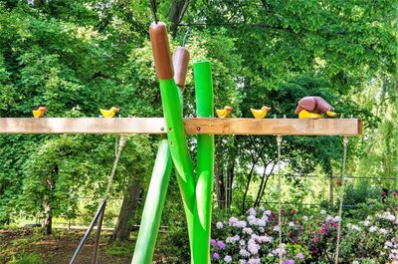 Spielplatz Schlossteichinsel Detailfoto