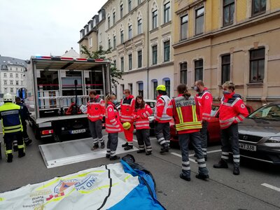 Besprechung der Einsatzgruppe der Medizinischen Taskforce