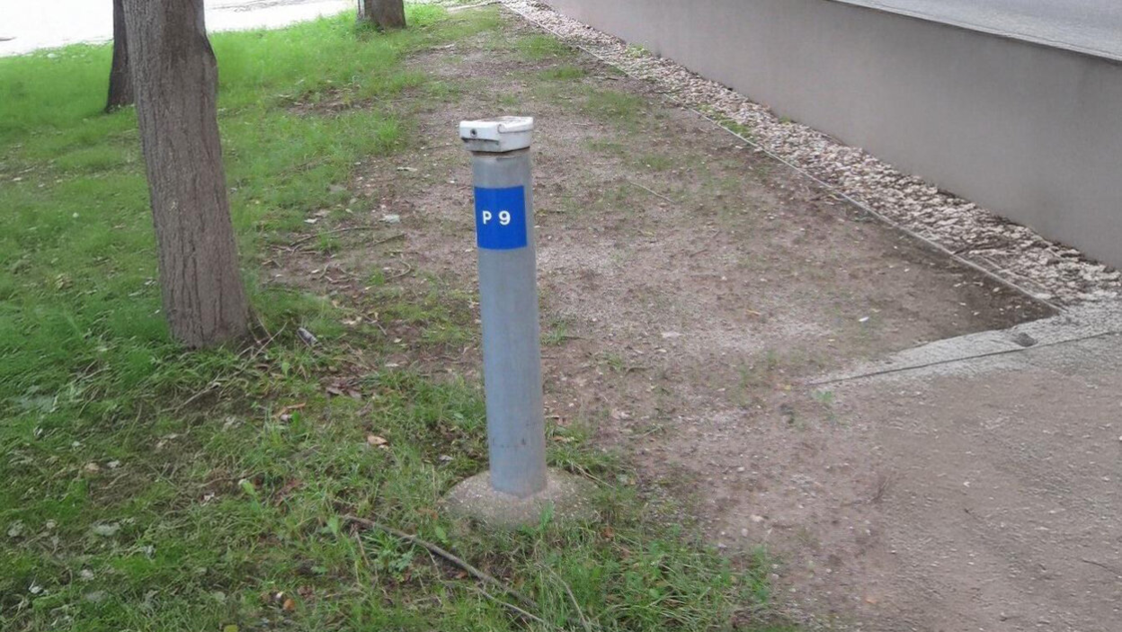 Messstelle zur Kontrolle des Grundwassers