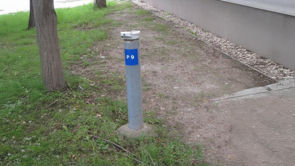 Messstelle zur Kontrolle des Grundwassers