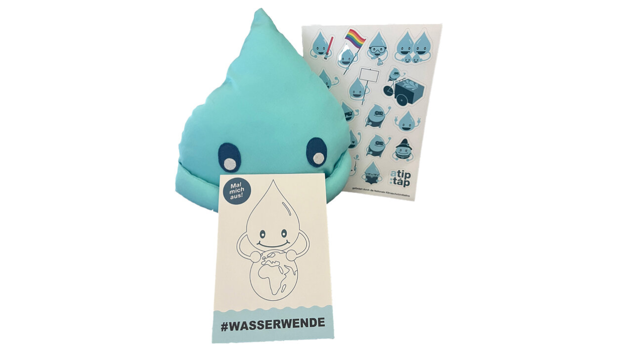 Bestandteile der Kita-Wassertasche