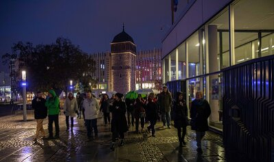 Oberbürgermeisterin Barbara Ludwig führte die Gäste durch die Stadt.