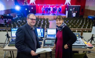 Prof. Mike Winkler und Katrin Storm