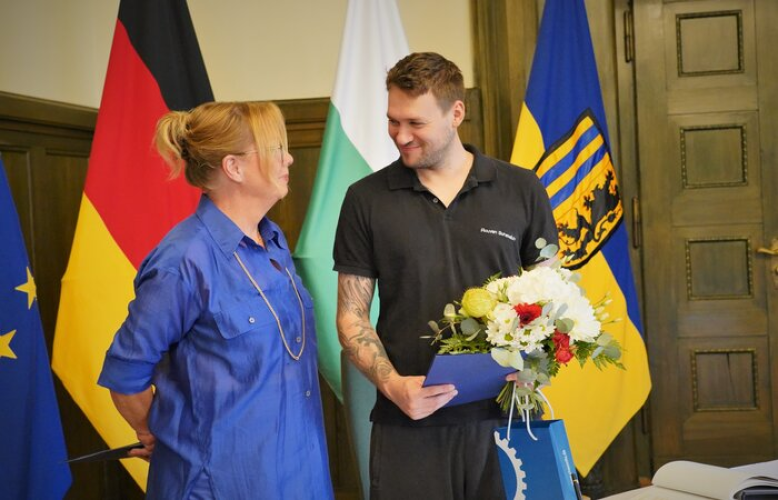 Goalballer mit Eintrag ins Goldene Buch des Sports geehrt