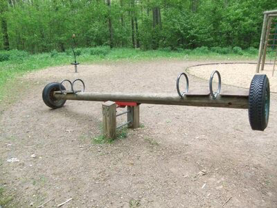 Spielplatz Schneller Markt, Wippe