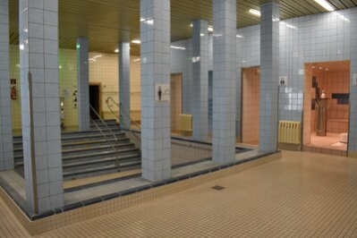 Die Sauna im Stadtbad