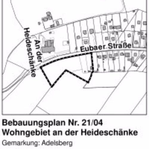 Ver&ouml;ffentlichung des Bebauungsplanes Nr. 21/04 Wohngebiet an der Heidesch&auml;nke: Ihre Stellungnahme erw&uuml;nscht!