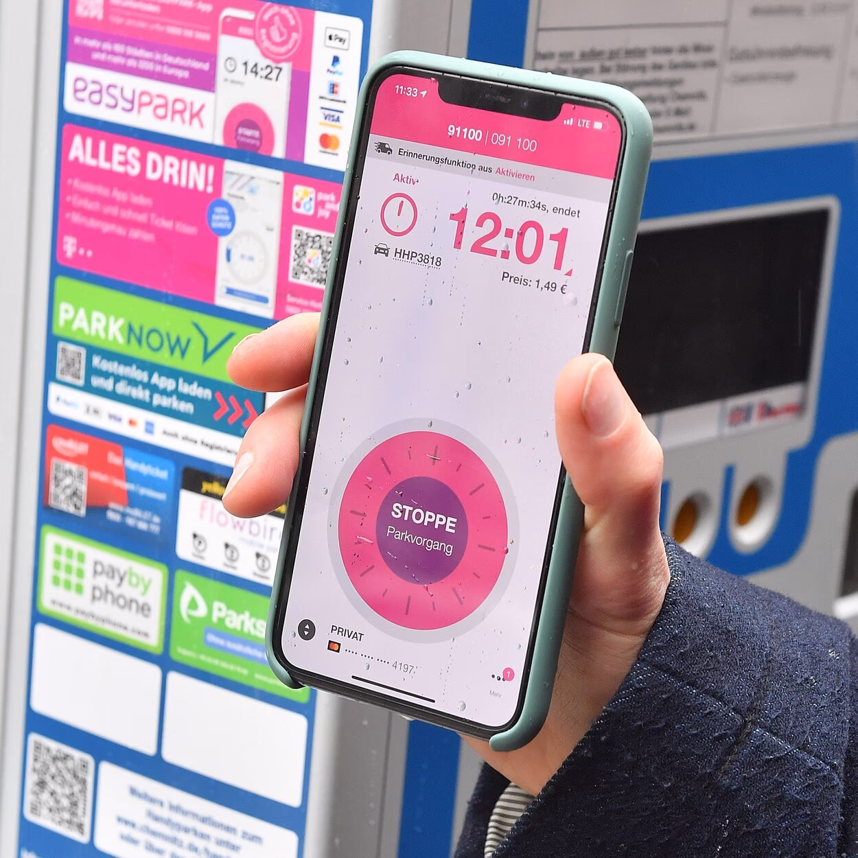 Beim Parken mit dem Smartphone bezahlen geht nun auch in Chemnitz