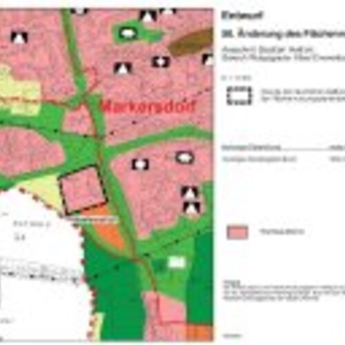 Veřejné vystavení 50. změny územního plánu města Chemnitz