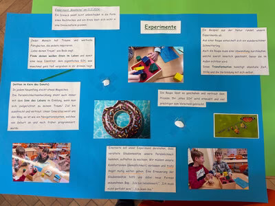 Plakat zum Projekt der Grundschule Harthau