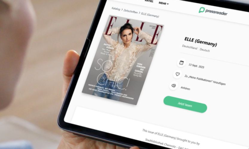 Sprechstunde digitale Angebote und E-Books