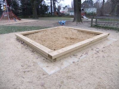Spielplatz Park Glösa, Sandkasten
