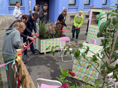 Eröffnung Parklet