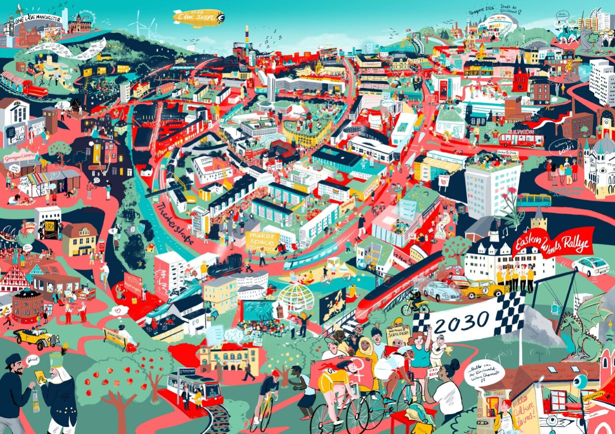 Die Kulturstrategie als "Wimmelbild" - überarbeitete Fassung April 2021