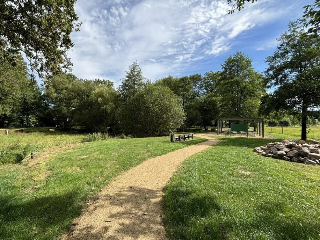 Im Kulturpark wurden die Wege saniert.