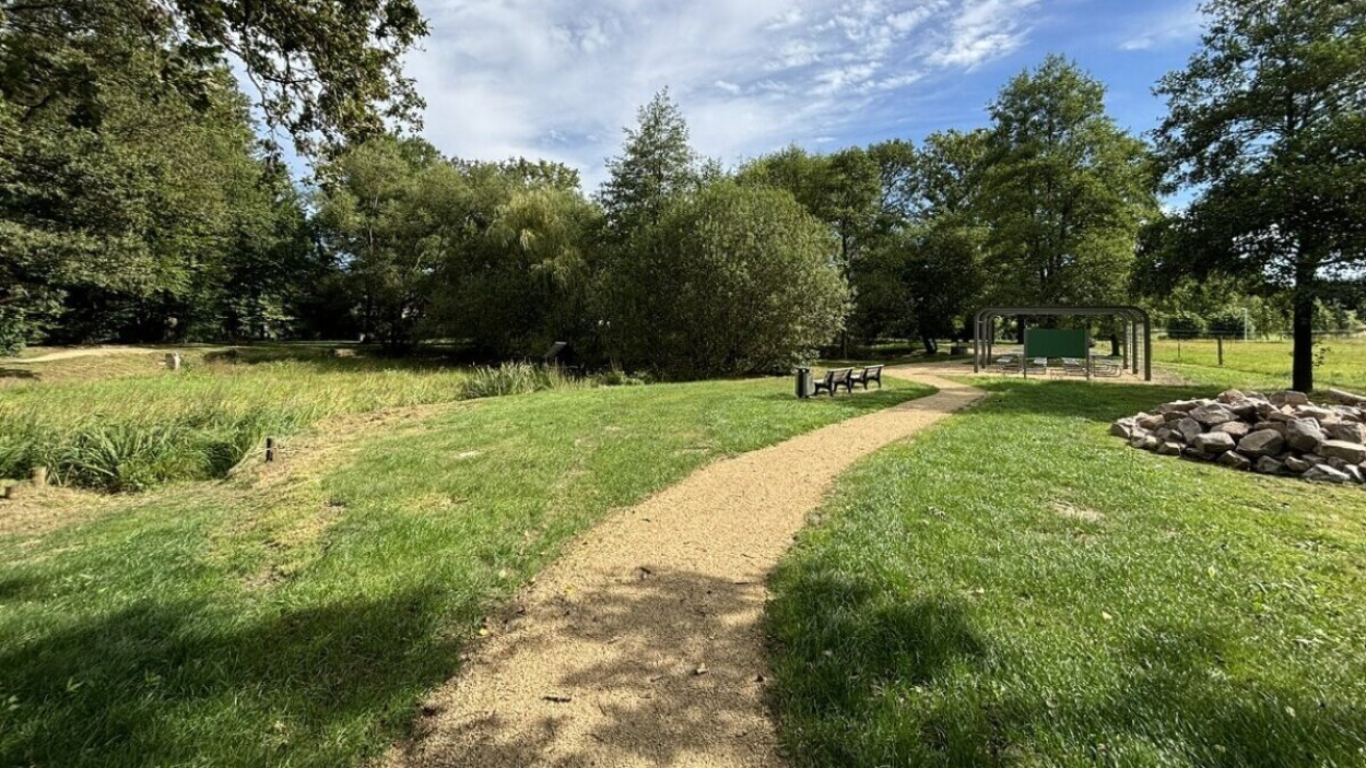 Im Kulturpark wurden die Wege saniert.