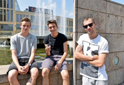 Jason Jack Weißbach, Florian Steiger und Maxim Kunze