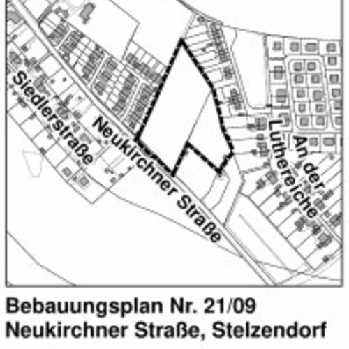 &Ouml;ffentliche Auslegung des Bebauungsplanes Nr. 21/09 Neukirchner Stra&szlig;e, Stelzendorf: Ihre Stellungnahme erw&uuml;nscht!