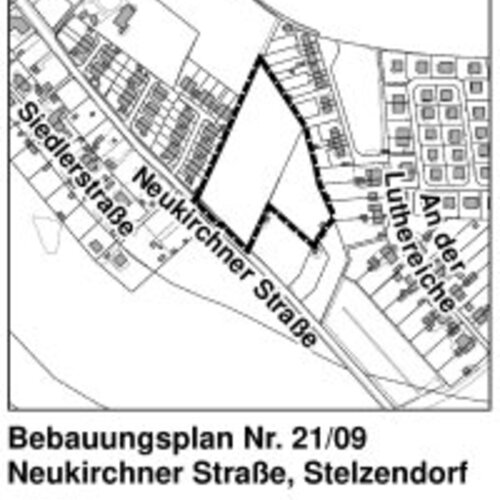 Veřejné vystavení územního plánu č. 21/09 Neukirchner Straße, Stelzendorf: Vaše připomínky vítány!