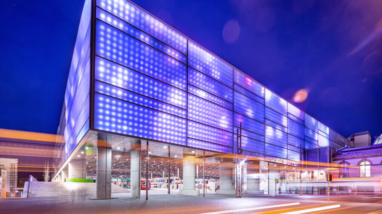 Der Chemnitzer Hauptbahnhof.