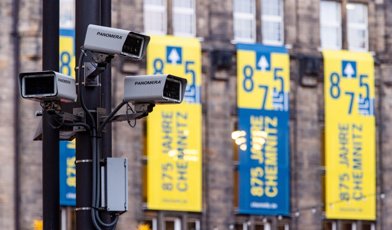 Videoüberwachungskameras in der Innenstadt
