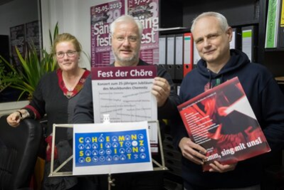 Kerstin Uhlig, Uwe Weise und Carsten Walther