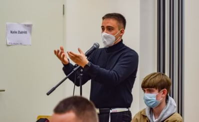 Bei der Plenartagung der Bundesschülerkonferenz in Saarbrücken im März 2022.