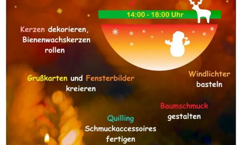 Weihnachts-Werkstatt im BibliotheksLabor