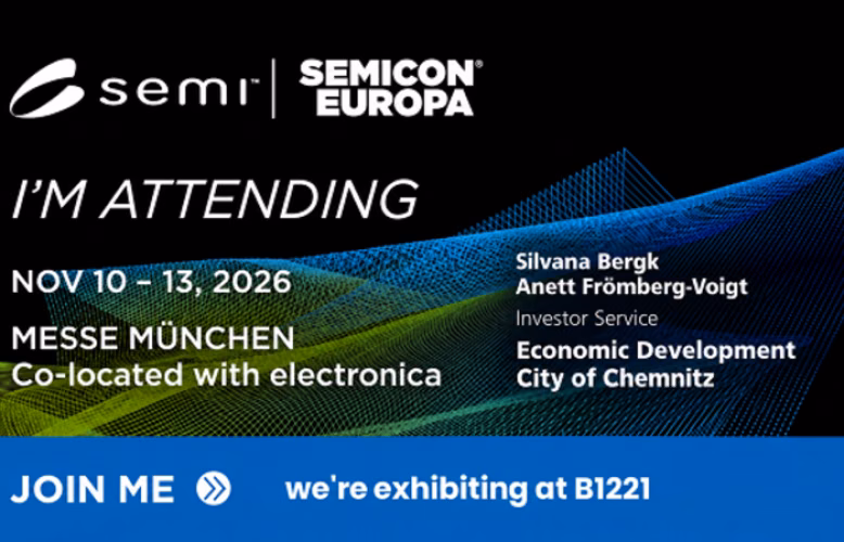 Chemnitz at SEMICON Europe 2026: Jointly showcasing Saxony’s semiconductor ecosystem