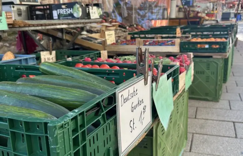 Wochenmarkt vor&uuml;bergehend Am Wall