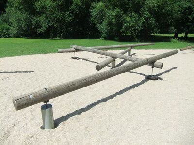 Spielplatz Stadtpark/Großer Teich, große Spielkombination mit Rutsche